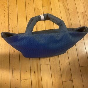 Brand New —Blue Woven Tote Bag